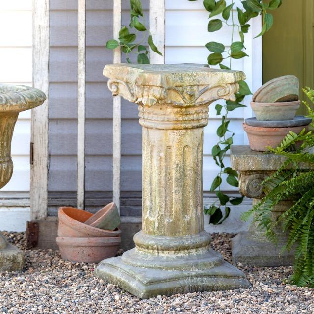 Garden Pedestal on Stones